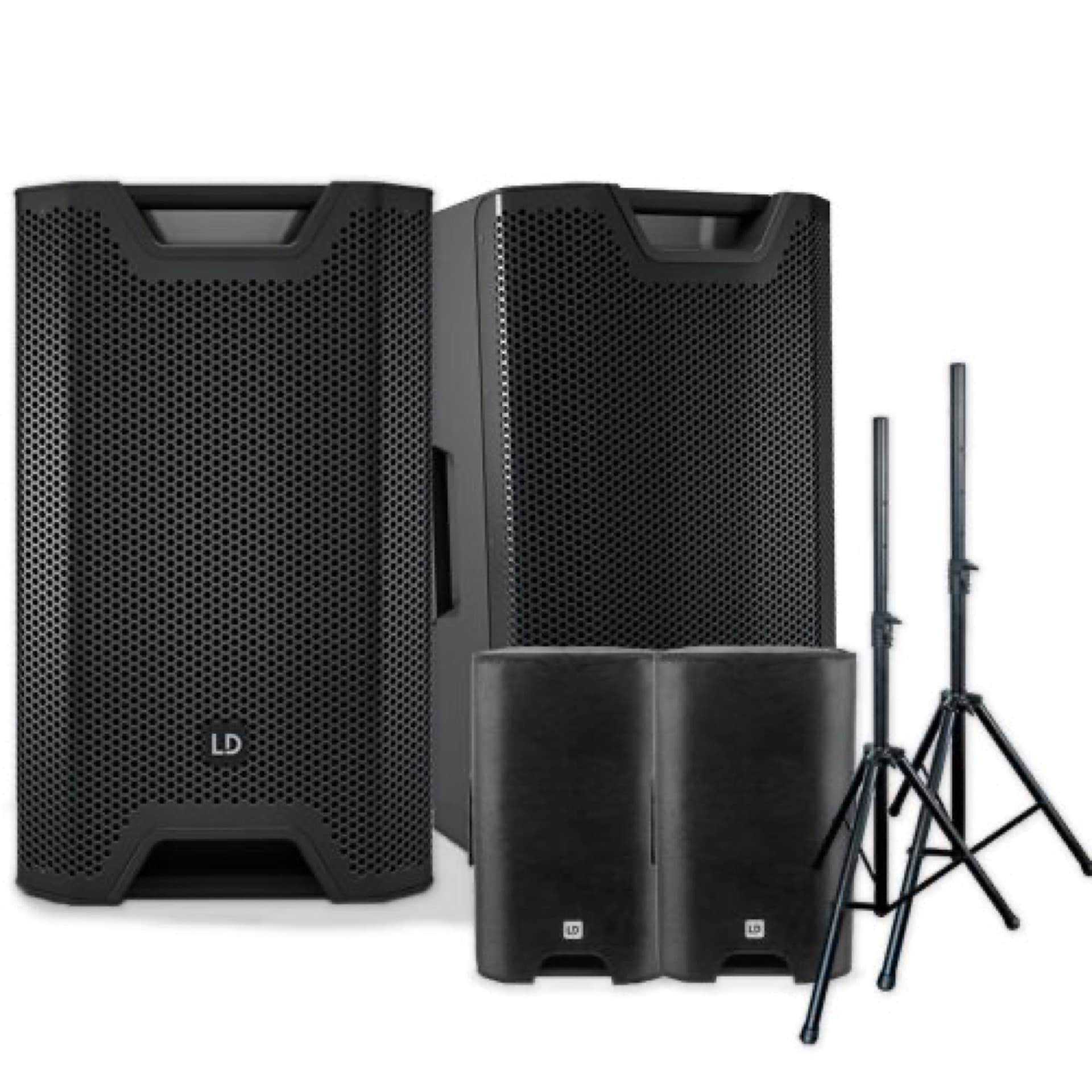 Premium speaker systems and sound equipment for events and venues