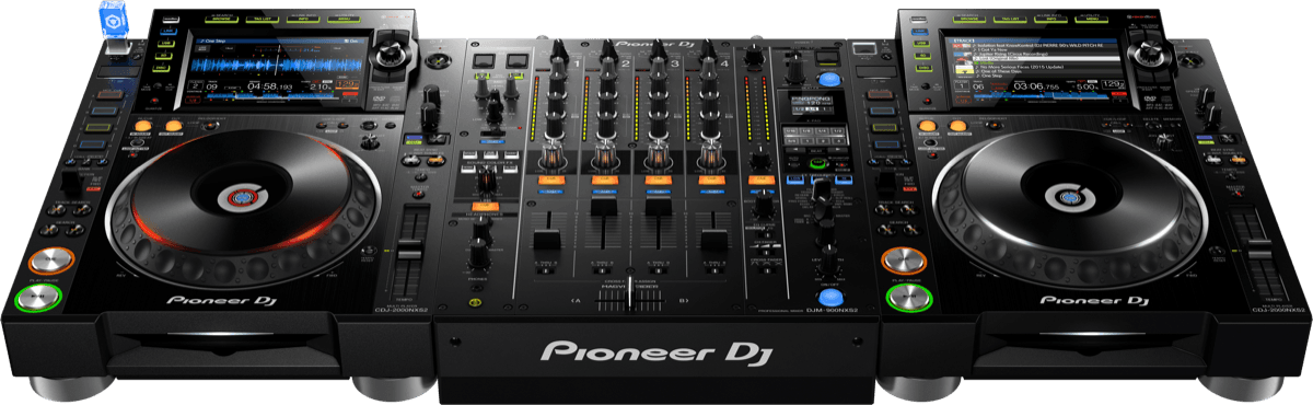 2x CDJ-2000 + DJM-900NXS